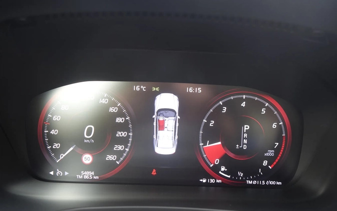 Volvo S60 cena 134900 przebieg: 54000, rok produkcji 2020 z Książ Wielkopolski małe 529